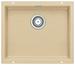 BLANCO SUBLINE 500-U, SILGRANIT, champagne, w/o drain remote control, w/o bowl layout, 600 mm min. cabinet size