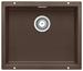 BLANCO SUBLINE 500-U, SILGRANIT, coffee, w/o drain remote control, w/o bowl layout, 600 mm min. cabinet size