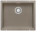 BLANCO SUBLINE 500-U, SILGRANIT, tartufo, w/o drain remote control, w/o bowl layout, 600 mm min. cabinet size