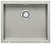 BLANCO SUBLINE 500-U, SILGRANIT, pearl grey, w/o drain remote control, w/o bowl layout, 600 mm min. cabinet size