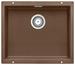 BLANCO SUBLINE 500-U, SILGRANIT, nutmeg, w/o drain remote control, w/o bowl layout, 600 mm min. cabinet size