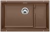 BLANCO SUBLINE 700-U Level, SILGRANIT, nutmeg, w/o drain remote control, with accessories, w/o bowl layout, 800 mm min. cabinet size