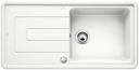 BLANCO TOLON XL 6 S, Keramik, kristallweiß glänzend, mit Ablauffernbedienung, reversibel, 600 mm Untermaß