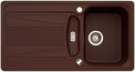 BLANCO VIVA 5 S, SILGRANIT Clean, braun, mit Ablauffernbedienung, ohne Zubehör, reversibel, 500 mm Untermaß