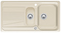 BLANCO VIVA 6 S, SILGRANIT Clean, jasmin, mit Ablauffernbedienung, ohne Zubehör, reversibel, 600 mm Untermaß