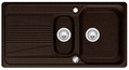 BLANCO VIVA 6 S, SILGRANIT Clean, braun, mit Ablauffernbedienung, ohne Zubehör, reversibel, 600 mm Untermaß