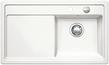 BLANCO ZENAR 45 S, Keramik PuraPlus, mit Ablauffernbedienung, Becken rechts, 450 mm Untermaß