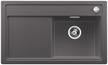 BLANCO ZENAR 45 S-F, SILGRANIT, rock grey, incl. cutting board glass, Bowl right, 450 mm min. cabinet size