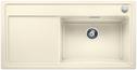 BLANCO ZENAR XL 6 S-F SteamerPlus, SILGRANIT, jasmine, incl. cutting board glass, Bowl right, 600 mm min. cabinet size