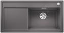 BLANCO ZENAR XL 6 S SteamerPlus, SILGRANIT, rock grey, incl. cutting board glass, Bowl right, 600 mm min. cabinet size