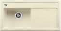 BLANCO ZENAR XL 6 S, SILGRANIT, jasmin, mit Holzschneidbrett, Becken links, 600 mm Untermaß