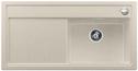 BLANCO ZENAR XL 6 S, SILGRANIT, sand, with drain remote control, w/o accessories, Bowl left, 600 mm min. cabinet size