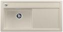 BLANCO ZENAR XL 6 S, SILGRANIT, sand, mit Holzschneidbrett, Becken links, 600 mm Untermaß