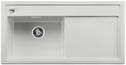 BLANCO ZENAR XL 6 S, SILGRANIT, seidengrau, mit Holzschneidbrett, Becken links, 600 mm Untermaß