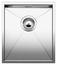 BLANCO ZEROX 340-IF, Stainless steel satin polish, w/o drain remote control, w/o bowl layout, 400 mm min. cabinet size