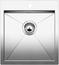 BLANCO ZEROX 400-IF/A, Stainless steel brushed finish, w/o drain remote control, w/o bowl layout, 450 mm min. cabinet size