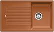 BLANCO ZIA 45 SL, SILGRANIT, cognac, w/o drain remote control, reversible, 450 mm min. cabinet size