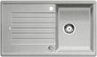 BLANCO ZIA 45 SL, SILGRANIT, greystone, with drain remote control, reversible, 450 mm min. cabinet size