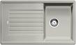 BLANCO ZIA 45 SL, SILGRANIT, pearl grey, w/o drain remote control, reversible, 450 mm min. cabinet size
