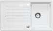 BLANCO ZIA 45 SL, SILGRANIT, white, with drain remote control, reversible, 450 mm min. cabinet size
