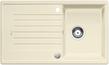 BLANCO ZIA 45 SL, SILGRANIT, jasmine, with drain remote control, reversible, 450 mm min. cabinet size