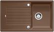 BLANCO ZIA 45 SL, SILGRANIT, nutmeg, with drain remote control, reversible, 450 mm min. cabinet size