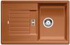 BLANCO ZIA 45 S, SILGRANIT, cognac, w/o drain remote control, reversible, 450 mm min. cabinet size