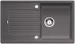 BLANCO ZIA 5 S, SILGRANIT, rock grey, with drain remote control, reversible, 500 mm min. cabinet size