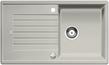 BLANCO ZIA 5 S, SILGRANIT, pearl grey, with drain remote control, reversible, 500 mm min. cabinet size