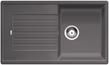 BLANCO ZIA 5 S, SILGRANIT, rock grey, w/o drain remote control, reversible, 500 mm min. cabinet size