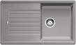 BLANCO ZIA 5 S, SILGRANIT, alu metallic, w/o drain remote control, reversible, 500 mm min. cabinet size