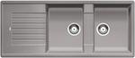 BLANCO ZIA 8 S, SILGRANIT, alu metallic, w/o drain remote control, reversible, 800 mm min. cabinet size