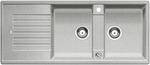 BLANCO ZIA 8 S, SILGRANIT, greystone, with drain remote control, reversible, 800 mm min. cabinet size