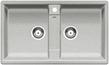 BLANCO ZIA 9, SILGRANIT, greystone, w/o drain remote control, w/o bowl layout, 900 mm min. cabinet size