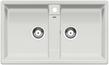 BLANCO ZIA 9, SILGRANIT, silk grey, w/o drain remote control, w/o bowl layout, 900 mm min. cabinet size