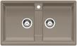 BLANCO ZIA 9, SILGRANIT, tartufo, w/o drain remote control, w/o bowl layout, 900 mm min. cabinet size