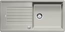 BLANCO ZIA XL 6 S, SILGRANIT, pearl grey, with drain remote control, reversible, 600 mm min. cabinet size