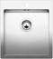 BLANCO C-STYLE 400-IF/A, Edelstahl Bürstfinish, ohne Ablauffernbedienung, ohne Zubehör, keine Beckenlage, 450 mm Untermaß