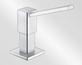 BLANCO QUADRIS Soap dispenser contains: 500 ml, Stainless steel solid, stainless steel satin polish