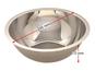 Non-perforated colander stainless steel for RONIS, Stainless steel
