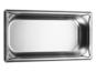 GN 1/3 steam container in stainless steel, non-perforated, 65 mm deep, Stainless steel