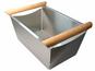 Colander stainless steel, Stainless steel, wood