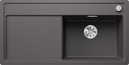 BLANCO ZENAR XL 6 S-F, SILGRANIT, rock grey, incl. cutting board glass, Bowl right, 600 mm min. cabinet size
