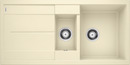 BLANCO METRA 6 S, SILGRANIT, champagne, w/o drain remote control, w/o accessories, reversible, 600 mm min. cabinet size