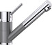 BLANCO ANTAS-S, brass Ceramic-Look dual finish, basalt/chrome, High Pressure