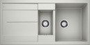 BLANCO METRA 6 S, SILGRANIT, pearl grey, w/o drain remote control, w/o accessories, reversible, 600 mm min. cabinet size