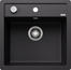 BLANCO DALAGO 5-F, SILGRANIT, schwarz, mit Ablauffernbedienung, keine Beckenlage, 500 mm Untermaß