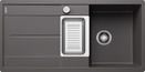 BLANCO METRA 6 S-F, SILGRANIT, felsgrau, mit Ablauffernbedienung, mit Zubehör, reversibel, 600 mm Untermaß