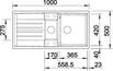 BLANCO LEXA 6 S, SILGRANIT, sand, w/o drain remote control, with colander, reversible, 600 mm min. cabinet size