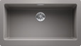 BLANCO VINTERA XL 9-UF, SILGRANIT, alu metallic, w/o drain remote control, w/o bowl layout, 900 mm min. cabinet size